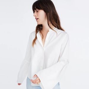 Madewell Bell Sleeve Button-Down Shirt